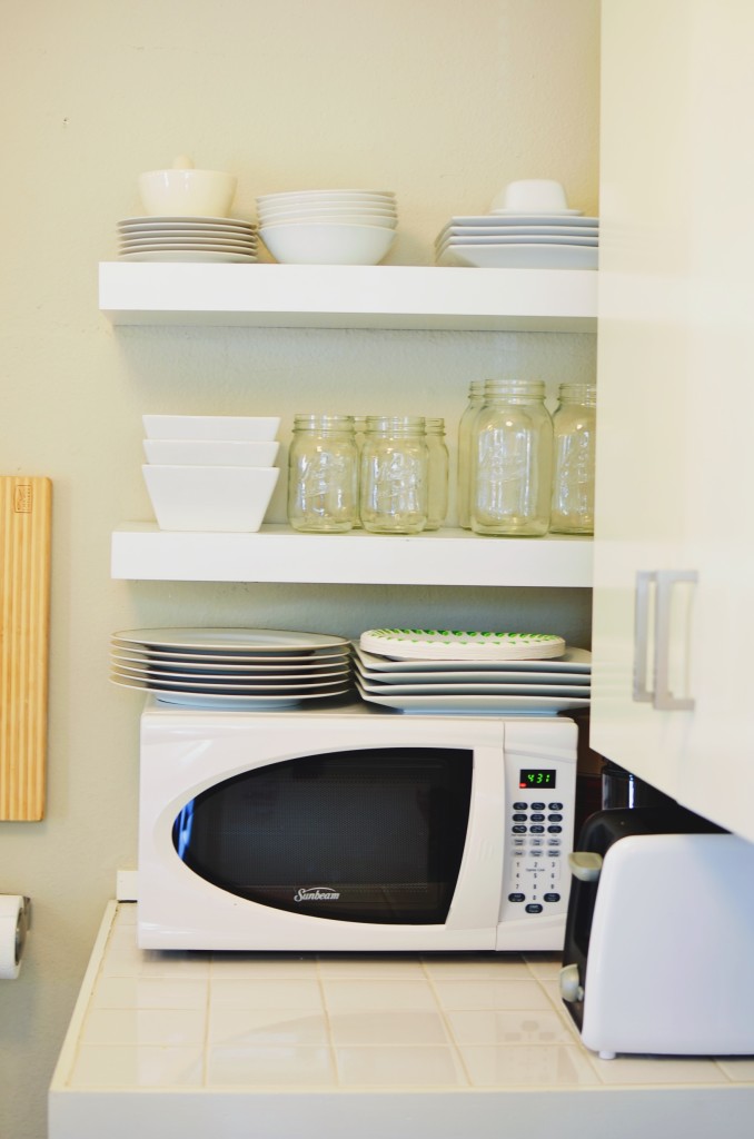 Floating shelves