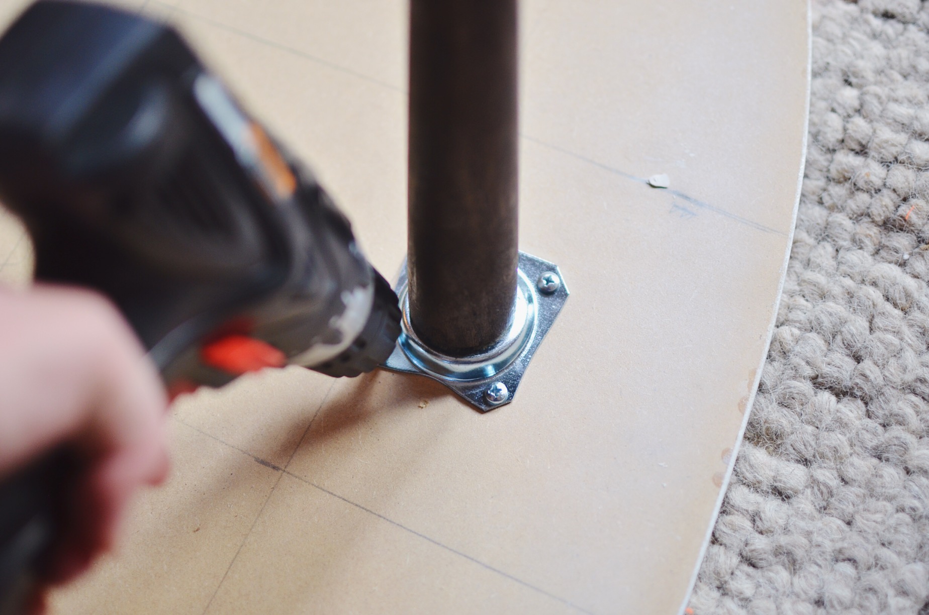 DIY Mid Century Coffee Table