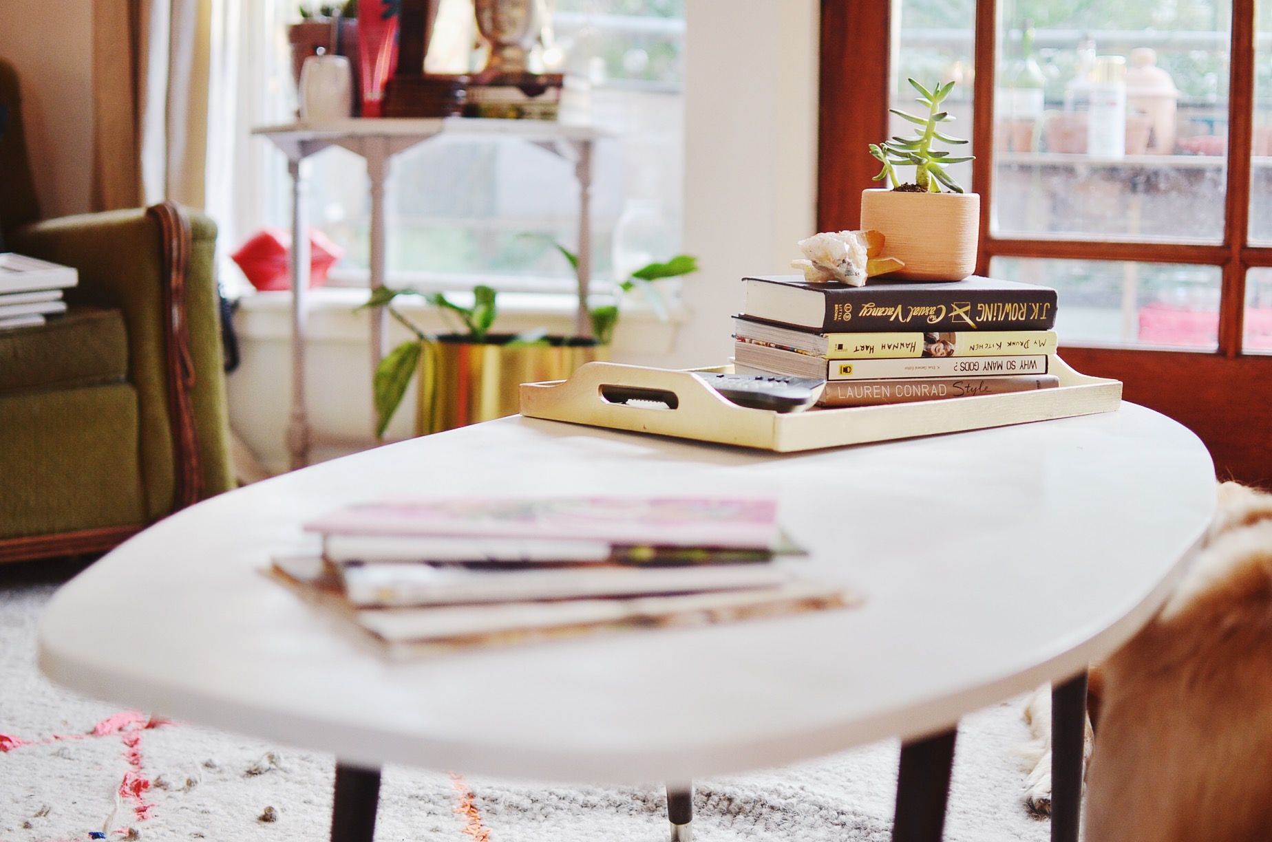 DIY Mid Century Coffee Table